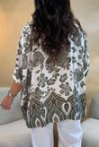 Made in Italy Verona Dip Side Top Khaki /6 =